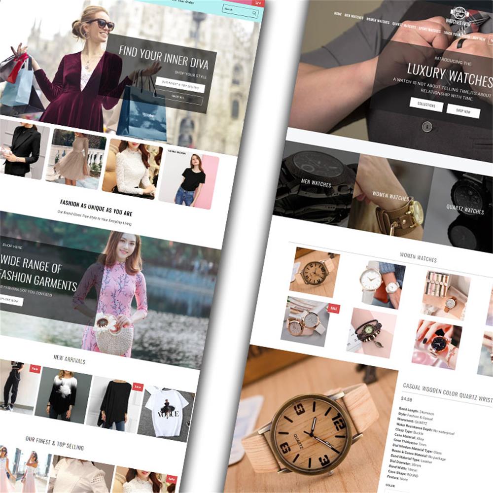 Premade Shopify Stores