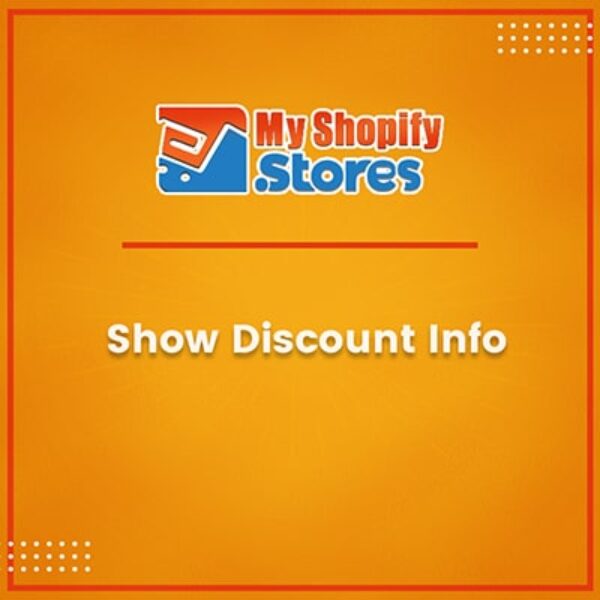 Show discount info