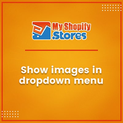 Show images in dropdown menu