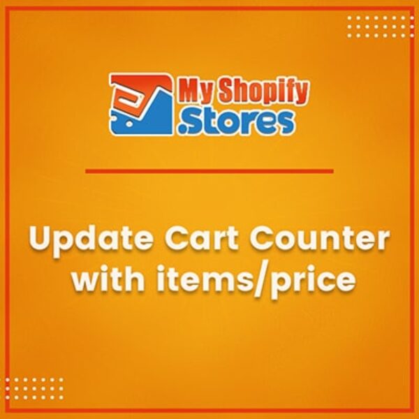 Update Cart Counter with items/price